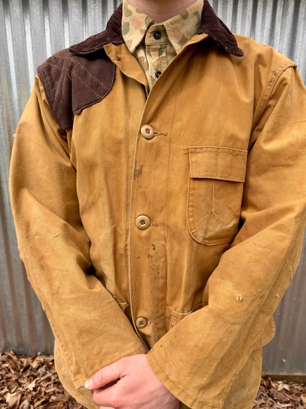 Vintage 40s-50s Carhartt Super Dux Hunting Jacket - Picture 5 of 16